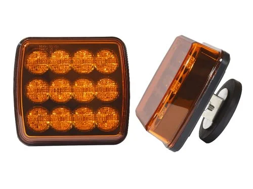 Alert LED warning light with magnetic mount
