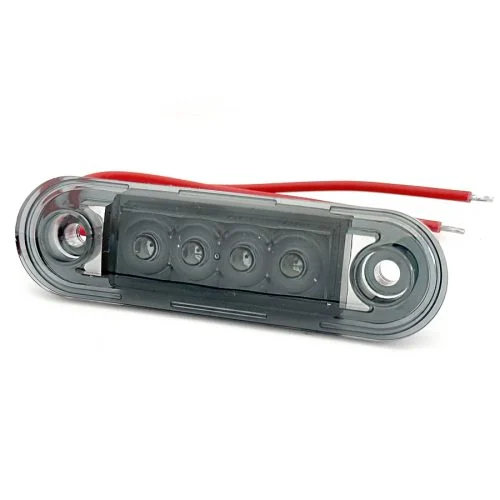BRIODLIGHTS POSITION LIGHT DARK 84 MM RED
